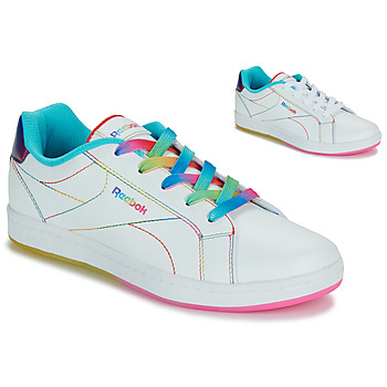 Chaussures Fille Baskets basses Reebok Classic RBK ROYAL COMPLETE CLN 2.0 Blanc / Multicolore