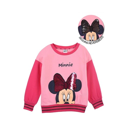 Vêtements Fille Sweats TEAM HEROES  SWEAT MINNIE MOUSE Rose