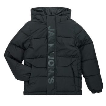 Vêtements Garçon Doudounes Jack & Jones JCOSPEED PUFFER SN Noir