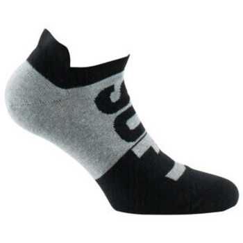 Sous-vêtements Femme Chaussettes Kindy Invisibles de sport en coton double bord côte MADE IN FRANCE Gris