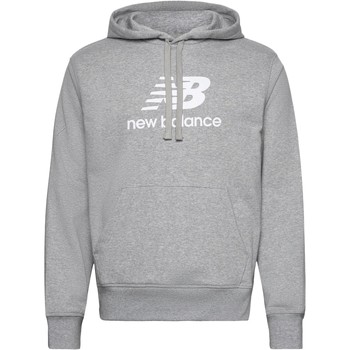 Vêtements Homme Sweats New Balance Sweat à Capuche Essentials Stacked Logo Fleece Hoodie Gris