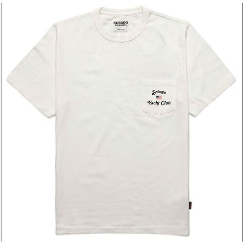 Vêtements Homme T-shirts manches courtes Sebago T-shirt Howland Homme White Natural Blanc