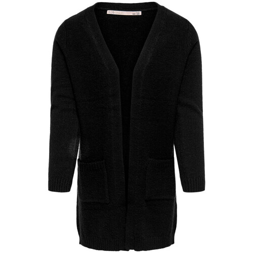 Vêtements Fille Gilets / Cardigans Kids Only 15207308 Noir