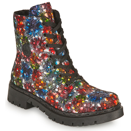 Chaussures Femme Boots Rieker Y2440-90 Noir / Multicolore