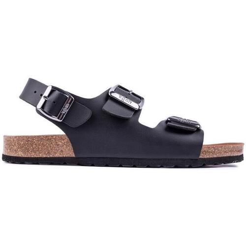 Chaussures Homme Sandales et Nu-pieds V.gan Vegan Lima Footbed Des Sandales Noir