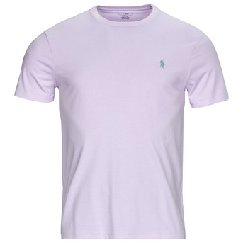 Vêtements Homme T-shirts manches courtes Polo Ralph Lauren T-SHIRT AJUSTE EN COTON Mauve