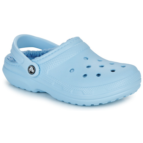 Chaussures Sabots Crocs Classic Lined Clog Bleu