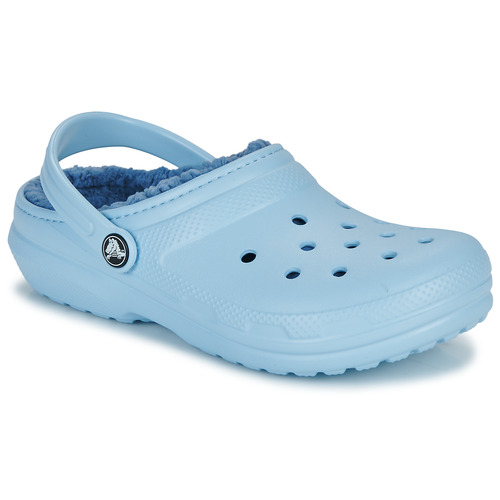 Chaussures Enfant Sabots Crocs Classic Lined Clog K Bleu