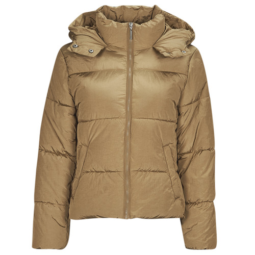 Vêtements Femme Doudounes Only ONLCALLIE FITTED PUFFER JACKET CC OTW Beige