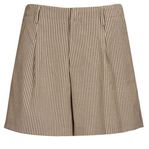 Vêtements Femme Shorts / Bermudas Only ONLMOLLY HW CHECK SHORTS TLR Beige