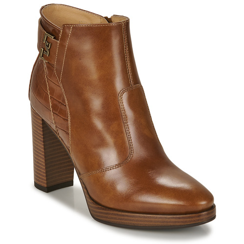 Chaussures Femme Bottines NeroGiardini MAGNUM Cognac