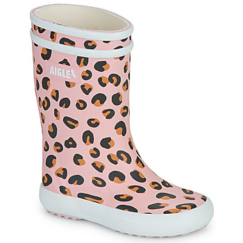 Chaussures Fille Bottes de pluie Aigle LOLLY POP PLAY Rose