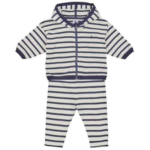 Vêtements Enfant Ensembles enfant Petit Bateau LEUILLE Marine / Blanc