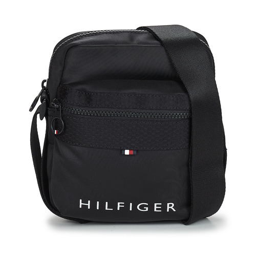 Sacs Homme Pochettes / Sacoches Tommy Hilfiger TH SKYLINE MINI REPORTER Noir