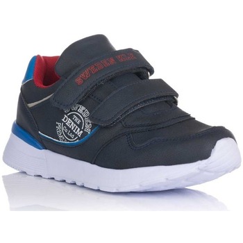 Chaussures Garçon Baskets basses Sweden Kle 222932 Bleu