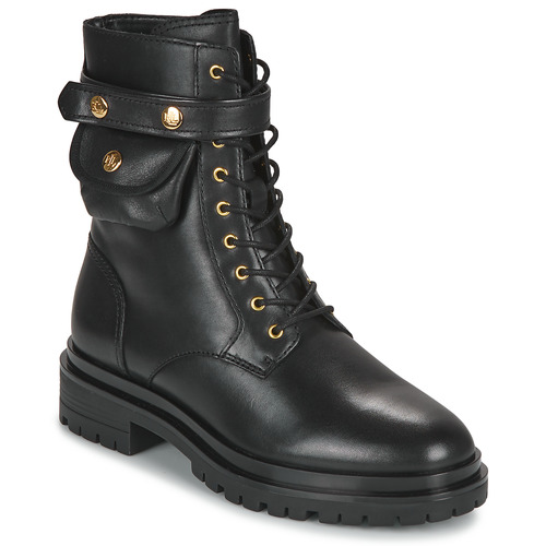 Chaussures Femme Bottines Lauren Ralph Lauren CAMMIE-BOOTS-MID BOOT Noir