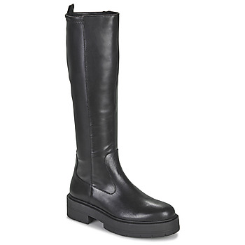 Chaussures Femme Bottes ville Geox D SPHERICA EC7 BOOTS Noir