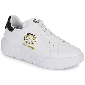 Chaussures Femme Baskets basses Love Moschino HEART LOVE Blanc