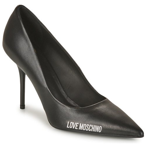 Chaussures Femme Escarpins Love Moschino RUBBER LOGO Noir