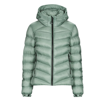 Vêtements Femme Doudounes Superdry HOODED FUJI PADDED JACKET Vert