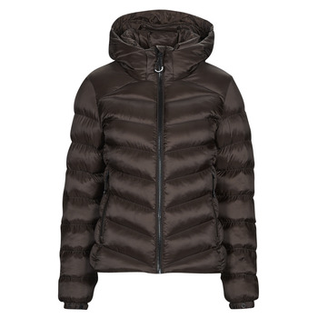 Vêtements Femme Doudounes Superdry HOODED FUJI PADDED JACKET Marron