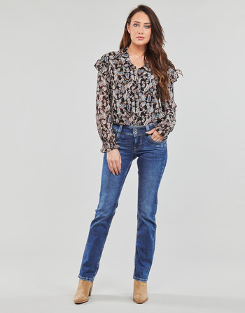 Vêtements Femme Jeans droit Pepe jeans GEN Bleu