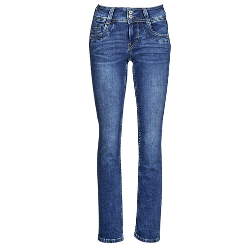 Vêtements Femme Jeans droit Pepe jeans GEN Bleu