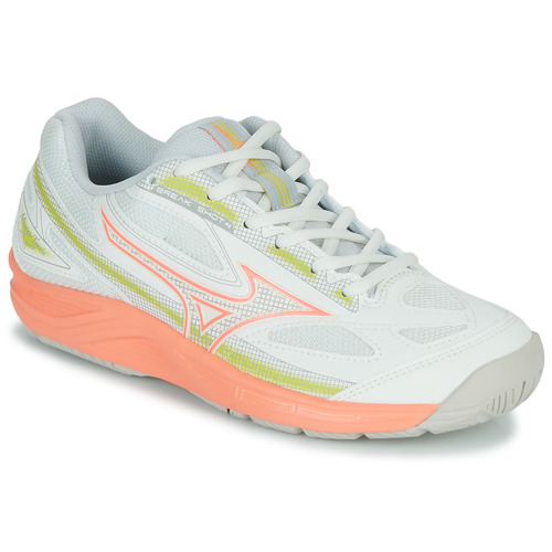 Chaussures Femme Tennis Mizuno BREAK SHOT 4 AC Blanc / Corail