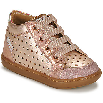 Chaussures Fille Baskets montantes Shoo Pom BOUBA BOX STAR Rose