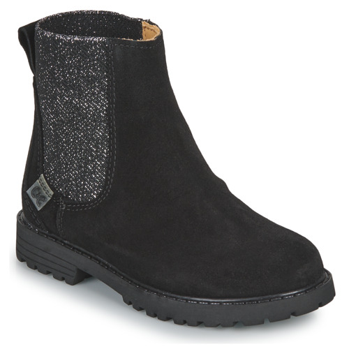 Chaussures Fille Boots Citrouille et Compagnie OTCHOUM Noir