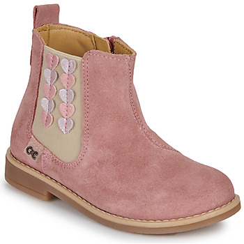 Chaussures Fille Boots Citrouille et Compagnie EELIA Rose