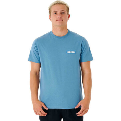 Vêtements Homme Polos manches courtes Rip Curl SURF REVIVIAL SUNSET TEE Bleu