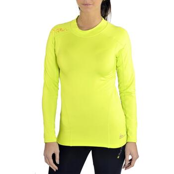 Vêtements Femme T-shirts manches longues Peak Mountain Top technique femme ANA Jaune