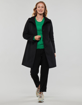 Vêtements Femme Manteaux Esprit NEW BASIC WOOL Noir