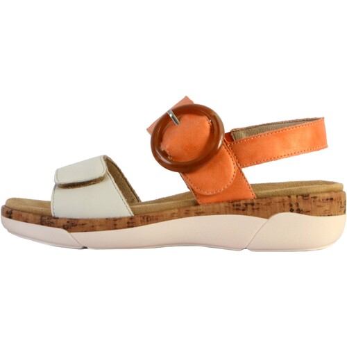 Chaussures Femme Sandales et Nu-pieds Remonte Sandales à bride R6853 Orange