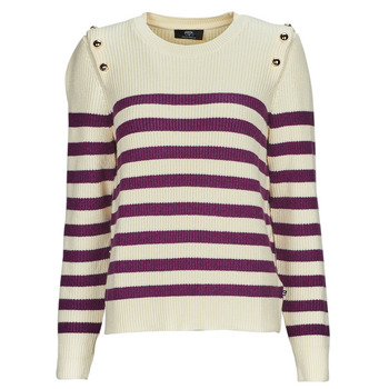 Vêtements Femme Pulls Le Temps des Cerises FANIA Violet /Beige