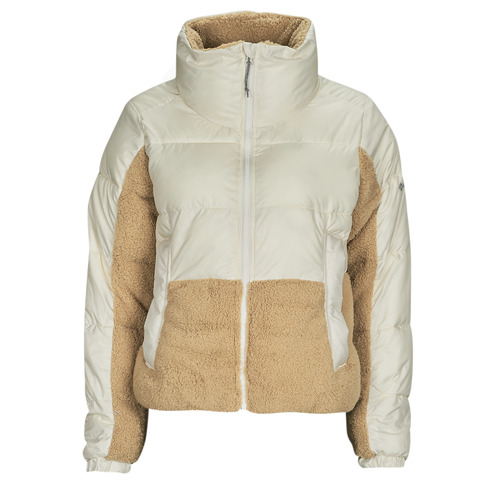 Vêtements Femme Doudounes Columbia LEADBETTER POINT SHERPA HYBRID Beige / Camel