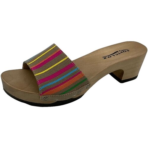 Chaussures Femme Sabots Softclox  Multicolore