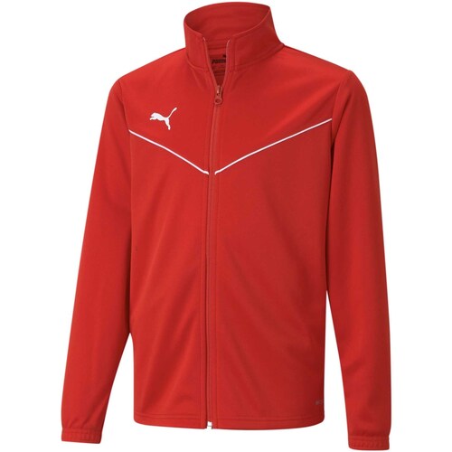 Vêtements Enfant Polaires Puma Teamrise Training Poly Jacket Jr Rouge