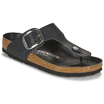 Chaussures Femme Tongs Birkenstock GIZEH BIG BUCKLE Noir