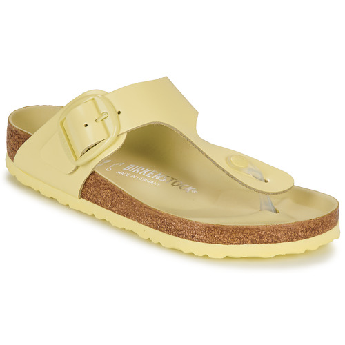 Chaussures Femme Tongs Birkenstock GIZEH BIG BUCKLE Jaune