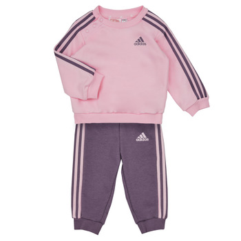 Vêtements Fille Ensembles enfant Adidas Sportswear 3S JOG Rose / Violet