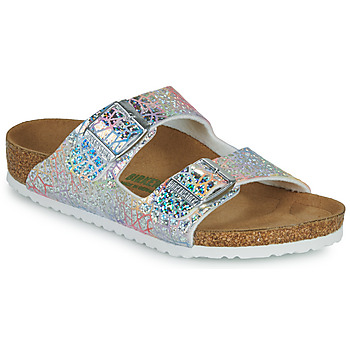 Chaussures Femme Mules Birkenstock ARIZONA Argenté