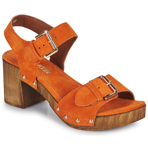 Chaussures Femme Sabots JB Martin DONA Croûte orange