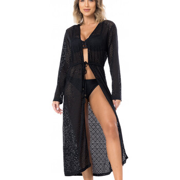 Vêtements Femme Robes longues La Playa Melanina Preto Noir