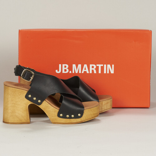 Chaussures Femme Sabots JB Martin AIMEE BUFFLE NOIR