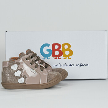 Chaussures Fille Baskets montantes GBB  Beige