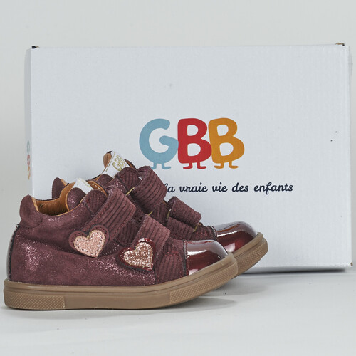 Chaussures Fille Baskets montantes GBB  Rouge