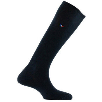 Sous-vêtements Homme Chaussettes Kindy Mi-bas uni en coton motif drapeau Français MADE IN FRANCE Bleu