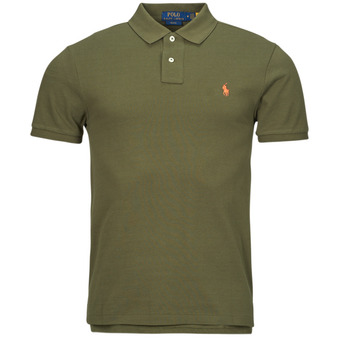 Vêtements Homme Polos manches courtes Polo Ralph Lauren POLO AJUSTE SLIM FIT EN COTON BASIC MESH Vert